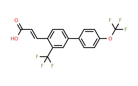 1262012-68-9 | 4'-(Trifluoromethoxy)-3-(trifluoromethyl)biphenyl-4-acrylic acid