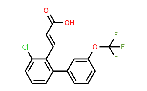 1262012-72-5 | 3-Chloro-3'-(trifluoromethoxy)biphenyl-2-acrylic acid