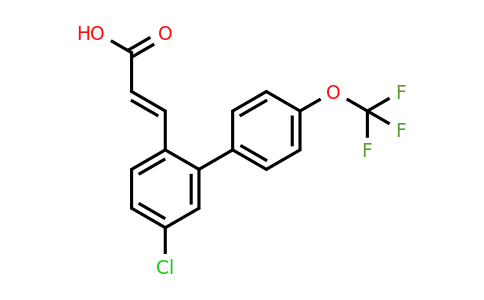 1262012-74-7 | 5-Chloro-4'-(trifluoromethoxy)biphenyl-2-acrylic acid