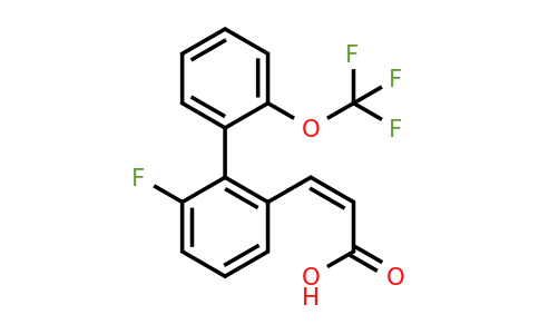 1262012-77-0 | 6-Fluoro-2'-(trifluoromethoxy)biphenyl-2-acrylic acid