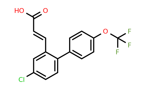 1262012-80-5 | 4-Chloro-4'-(trifluoromethoxy)biphenyl-2-acrylic acid