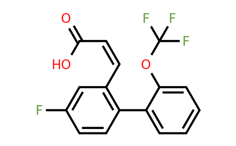 1262012-88-3 | 4-Fluoro-2'-(trifluoromethoxy)biphenyl-2-acrylic acid