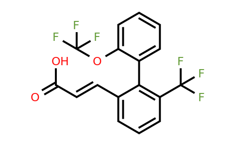 1262012-91-8 | 2'-(Trifluoromethoxy)-6-(trifluoromethyl)biphenyl-2-acrylic acid