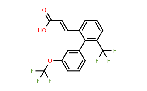 1262012-95-2 | 3'-(Trifluoromethoxy)-6-(trifluoromethyl)biphenyl-2-acrylic acid