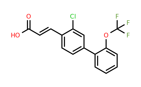 1262013-03-5 | 3-Chloro-2'-(trifluoromethoxy)biphenyl-4-acrylic acid