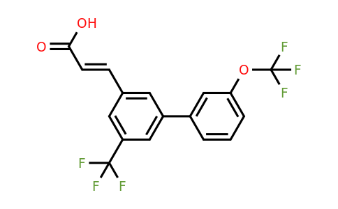 1262013-06-8 | 3'-(Trifluoromethoxy)-5-(trifluoromethyl)biphenyl-3-acrylic acid