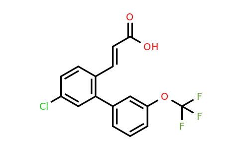 1262013-08-0 | 5-Chloro-3'-(trifluoromethoxy)biphenyl-2-acrylic acid