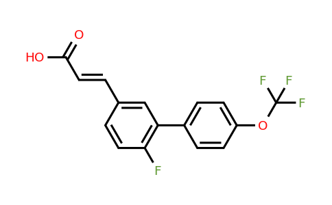 1262013-11-5 | 6-Fluoro-4'-(trifluoromethoxy)biphenyl-3-acrylic acid