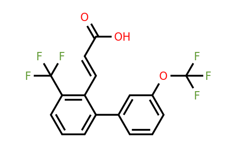 1262013-44-4 | 3'-(Trifluoromethoxy)-3-(trifluoromethyl)biphenyl-2-acrylic acid