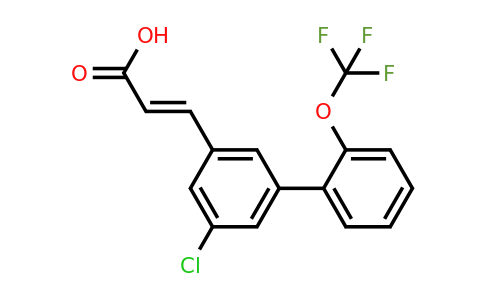 1262013-47-7 | 5-Chloro-2'-(trifluoromethoxy)biphenyl-3-acrylic acid