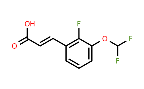 1262013-88-6 | 3-(Difluoromethoxy)-2-fluorocinnamic acid