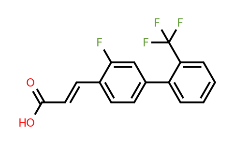 1262013-91-1 | 3-(3-Fluoro-2'-(trifluoromethyl)biphenyl-4-yl)-acrylic acid