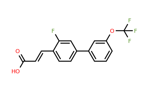 1262014-03-8 | 3-Fluoro-3'-(trifluoromethoxy)biphenyl-4-acrylic acid