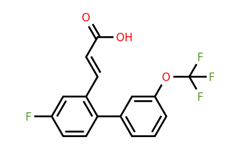 1262014-05-0 | 4-Fluoro-3'-(trifluoromethoxy)biphenyl-2-acrylic acid