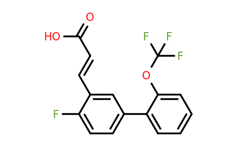 1262014-11-8 | 4-Fluoro-2'-(trifluoromethoxy)biphenyl-3-acrylic acid
