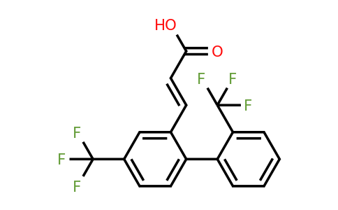 1262014-22-1 | 3-(4,2'-Bis(trifluoromethyl)biphenyl-2-yl)-acrylic acid