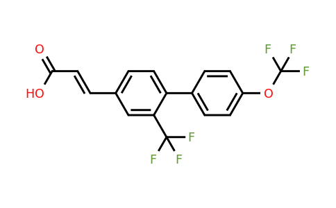 1262014-24-3 | 4'-(Trifluoromethoxy)-2-(trifluoromethyl)biphenyl-4-acrylic acid