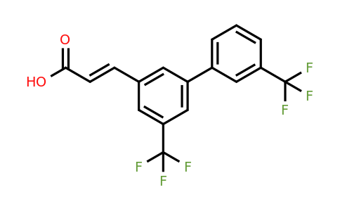 1262014-26-5 | 3-(5,3'-Bis(trifluoromethyl)biphenyl-3-yl)-acrylic acid