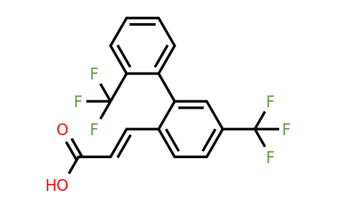 1262014-33-4 | 3-(5,2'-Bis(trifluoromethyl)biphenyl-2-yl)-acrylic acid