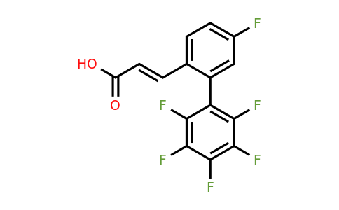 1262014-50-5 | 5,2',3',4',5',6'-Hexafluorobiphenyl-2-acrylic acid