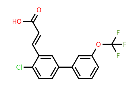 1262014-83-4 | 4-Chloro-3'-(trifluoromethoxy)biphenyl-3-acrylic acid