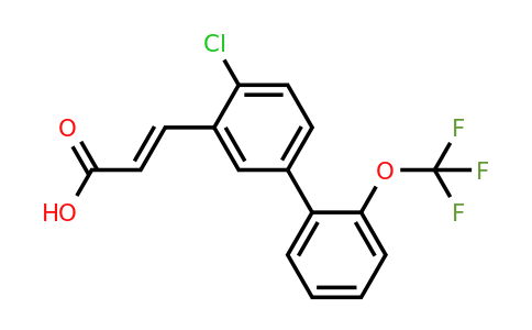 1262015-03-1 | 4-Chloro-2'-(trifluoromethoxy)biphenyl-3-acrylic acid