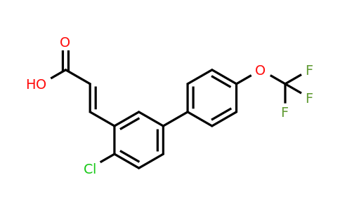 1262018-59-6 | 4-Chloro-4'-(trifluoromethoxy)biphenyl-3-acrylic acid