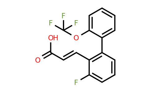 1262018-63-2 | 3-Fluoro-2'-(trifluoromethoxy)biphenyl-2-acrylic acid