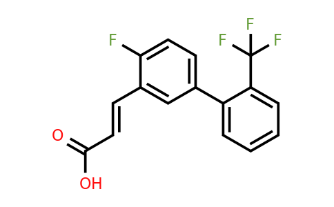 1262018-86-9 | 3-(4-Fluoro-2'-(trifluoromethyl)biphenyl-3-yl)-acrylic acid