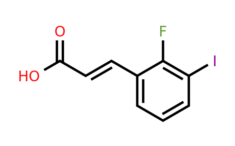 1262019-15-7 | 2-Fluoro-3-iodocinnamic acid