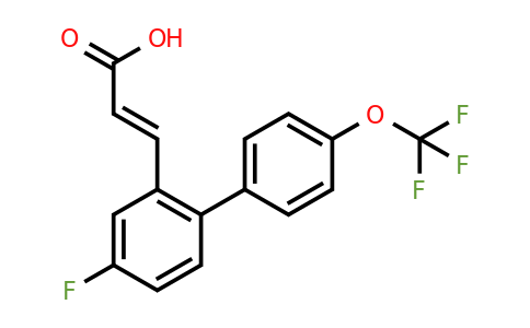 1262019-36-2 | 4-Fluoro-4'-(trifluoromethoxy)biphenyl-2-acrylic acid