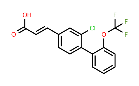 1262019-40-8 | 2-Chloro-2'-(trifluoromethoxy)biphenyl-4-acrylic acid