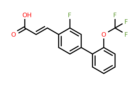 1262019-43-1 | 3-Fluoro-2'-(trifluoromethoxy)biphenyl-4-acrylic acid