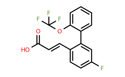 1262019-44-2 | 5-Fluoro-2'-(trifluoromethoxy)biphenyl-2-acrylic acid