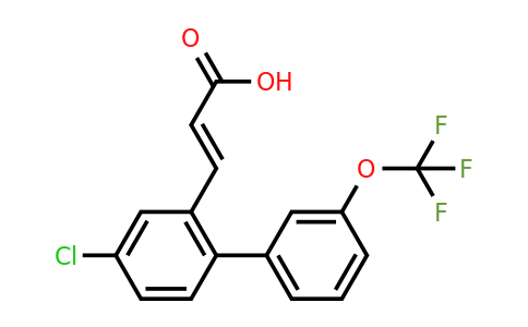 1262019-53-3 | 4-Chloro-3'-(trifluoromethoxy)biphenyl-2-acrylic acid