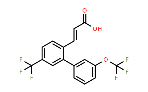 1262019-54-4 | 3'-(Trifluoromethoxy)-5-(trifluoromethyl)biphenyl-2-acrylic acid