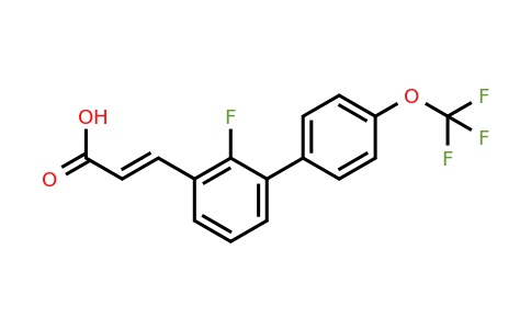 1262019-72-6 | 2-Fluoro-4'-(trifluoromethoxy)biphenyl-3-acrylic acid