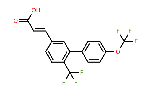 1262019-74-8 | 4'-(Trifluoromethoxy)-6-(trifluoromethyl)biphenyl-3-acrylic acid