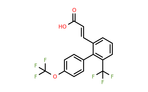 1262019-94-2 | 4'-(Trifluoromethoxy)-6-(trifluoromethyl)biphenyl-2-acrylic acid
