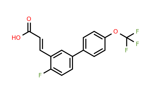 1262020-09-6 | 4-Fluoro-4'-(trifluoromethoxy)biphenyl-3-acrylic acid
