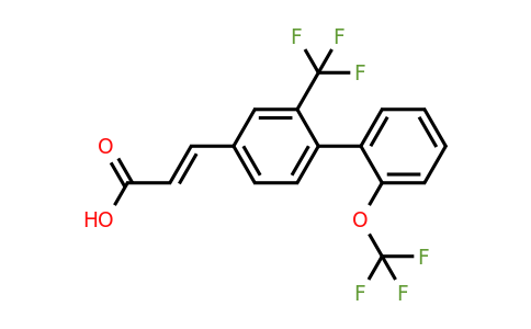 1262020-11-0 | 2'-(Trifluoromethoxy)-2-(trifluoromethyl)biphenyl-4-acrylic acid