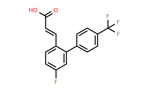 1262020-23-4 | 3-(5-Fluoro-4'-(trifluoromethyl)biphenyl-2-yl)-acrylic acid