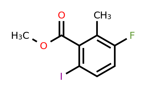 1262417-94-6 | Methyl 3-fluoro-6-iodo-2-methylbenzoate