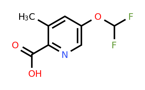 1262860-50-3 | 5-(Difluoromethoxy)-3-methylpicolinic acid