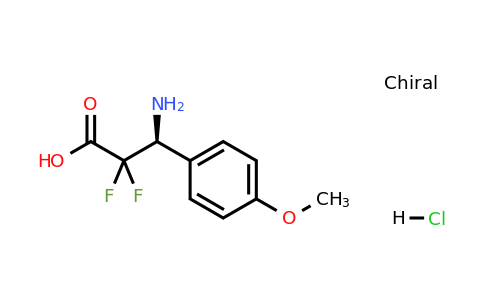 1263094-82-1 | (S)-3-Amino-2,2-difluoro-3-(4-methoxyphenyl)propanoic acid hydrochloride