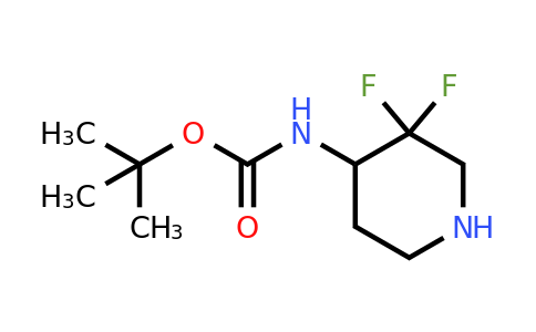 1263180-22-8 | tert-Butyl 3,3-difluoropiperidin-4-ylcarbamate