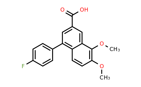 1263209-44-4 | 4-(4-Fluorophenyl)-7,8-dimethoxy-2-naphthoic acid