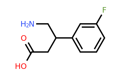 1263211-60-4 | 4-Amino-3-(3-fluorophenyl)butanoic acid