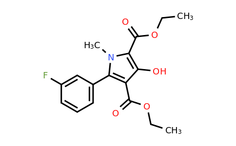 1263215-38-8 | Diethyl 5-(3-fluorophenyl)-3-hydroxy-1-methyl-1H-pyrrole-2,4-dicarboxylate
