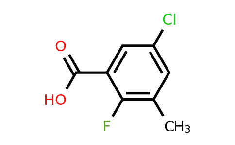 1263277-77-5 | 5-Chloro-2-fluoro-3-methylbenzoic acid